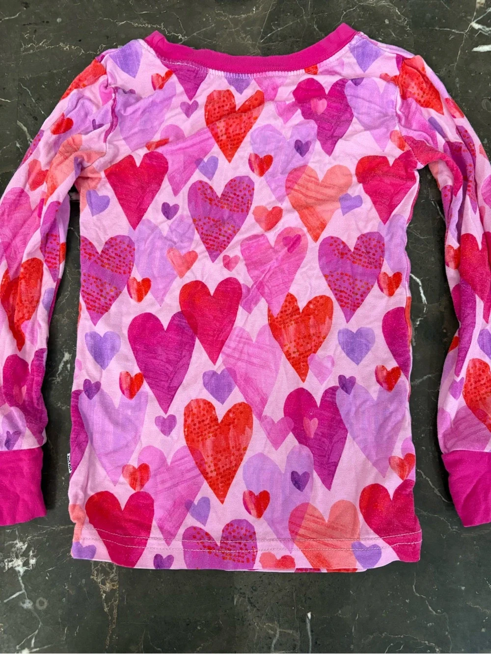 Little sleepies pink hearts